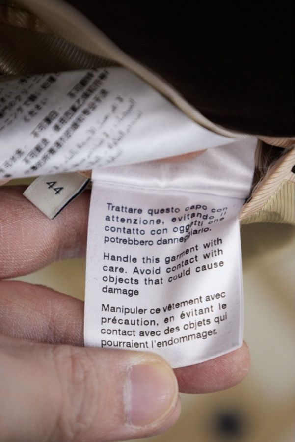 Gucci焦糖色老花满印大衣外套-18