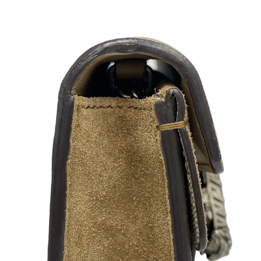 ☆ GUCCI 古馳 Beige Coated Canvas GG Monogram Shoulder Bag 淺褐色塗層帆布GG經典花紋肩背包 476432-267015270-11