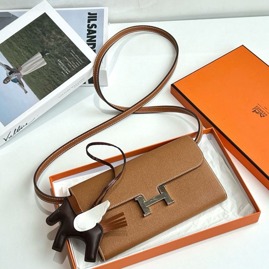 Hermes/愛馬仕 金棕康康togo z刻 底長20.5-1