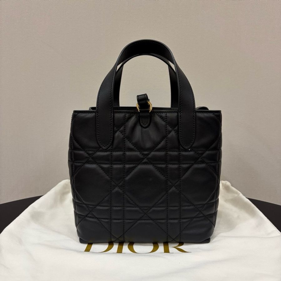 Dior/迪奧 Toujours土著黑金竪版小號 手提包斜背包-1