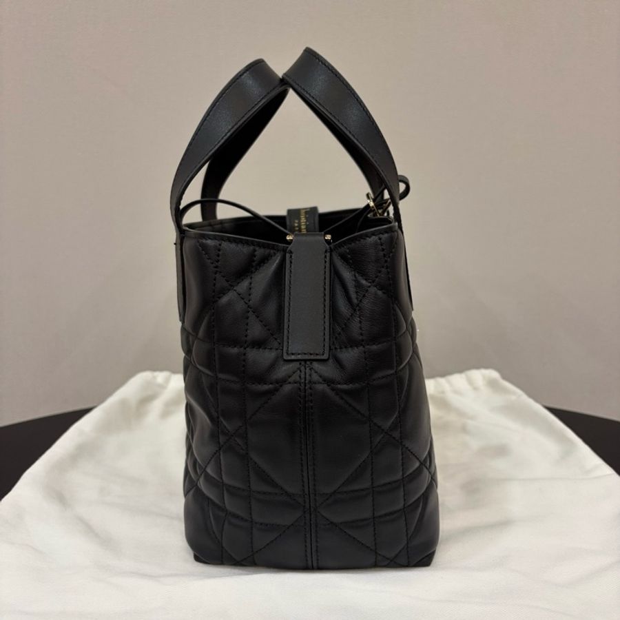 Dior/迪奧 Toujours土著黑金竪版小號 手提包斜背包-2