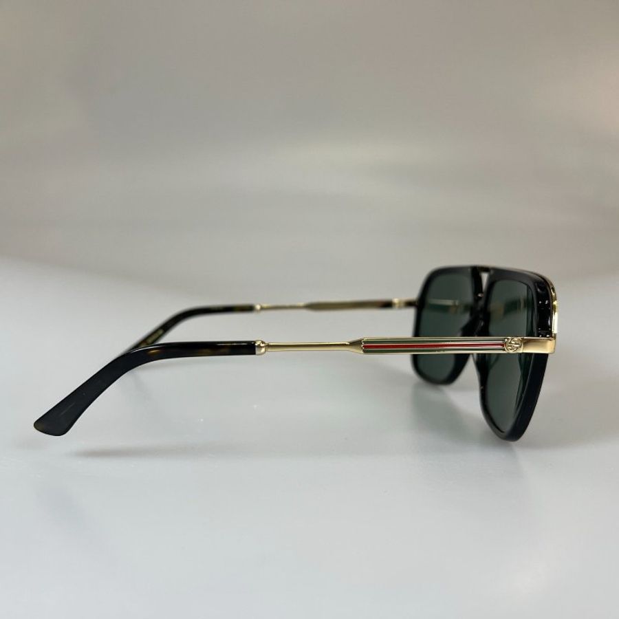 GUCCI GG0200S 黑金方形墨鏡-5