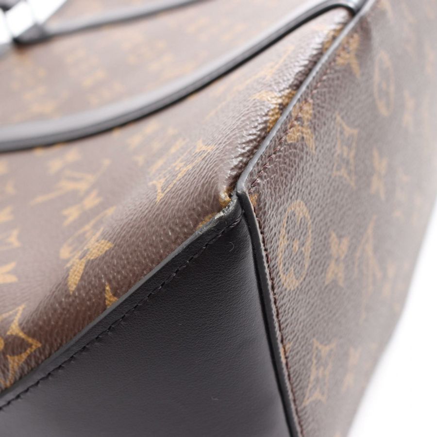 路易威登 Weekend Tote PM 單肩手提包 M45734 Monogram macassar 二手 LV-4