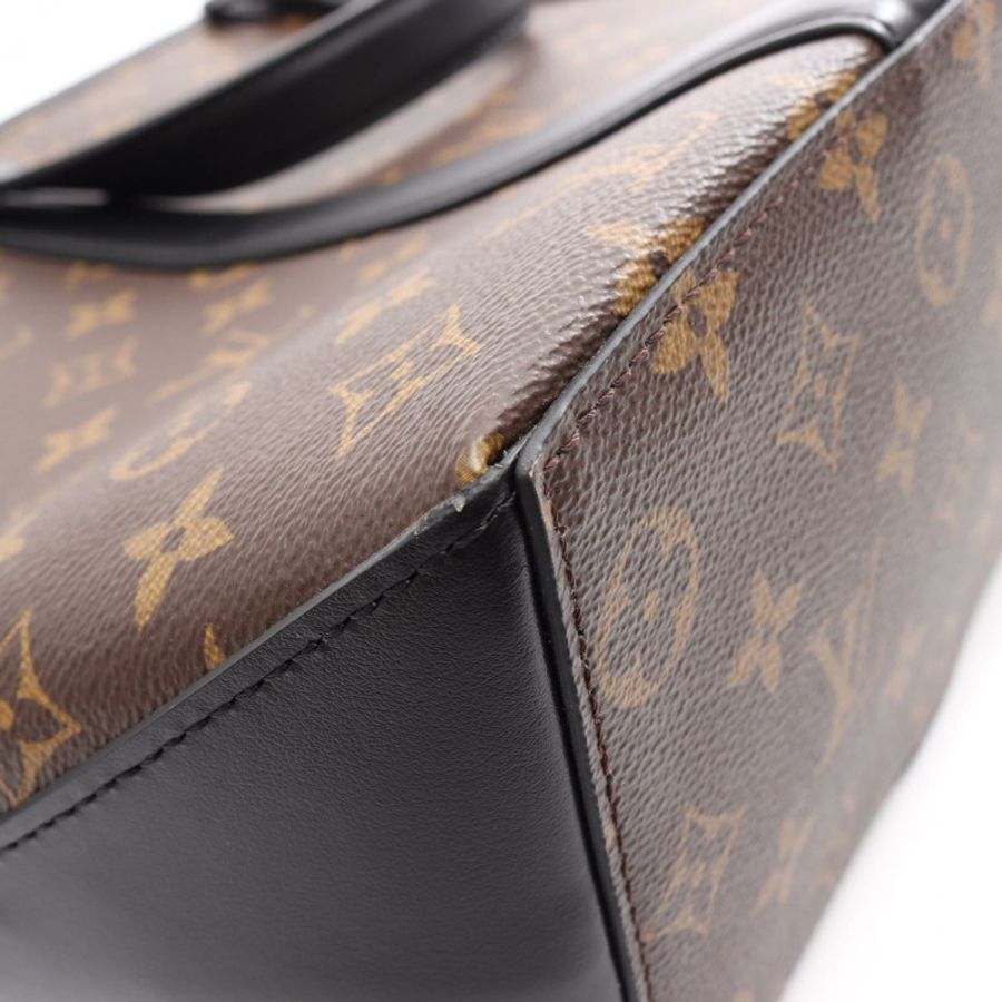 路易威登 Weekend Tote PM 單肩手提包 M45734 Monogram macassar 二手 LV-5