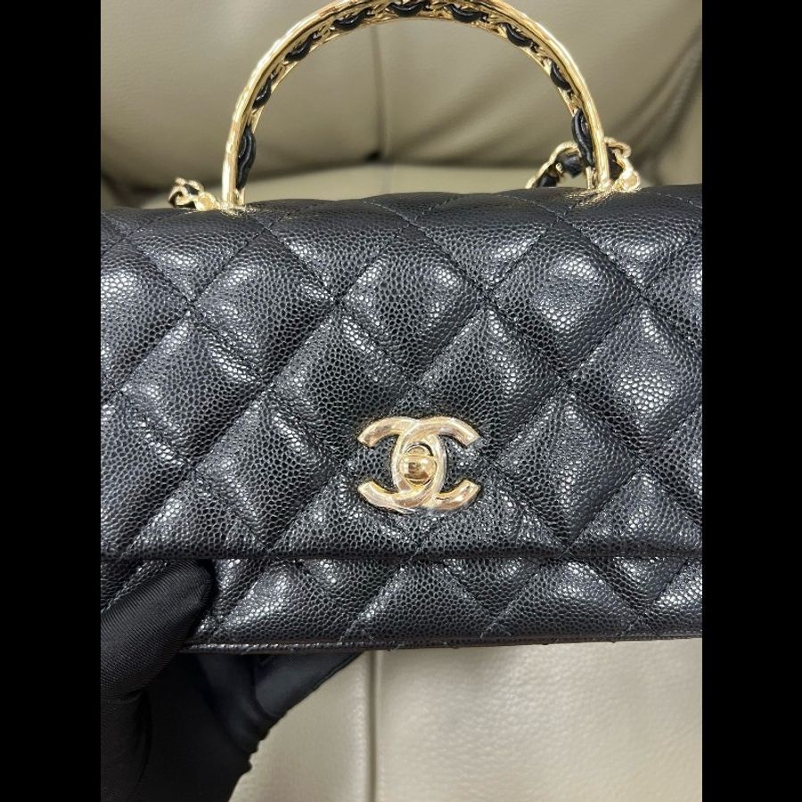 Chanel 26p Handle
新款黑金魚子醬牛皮-6