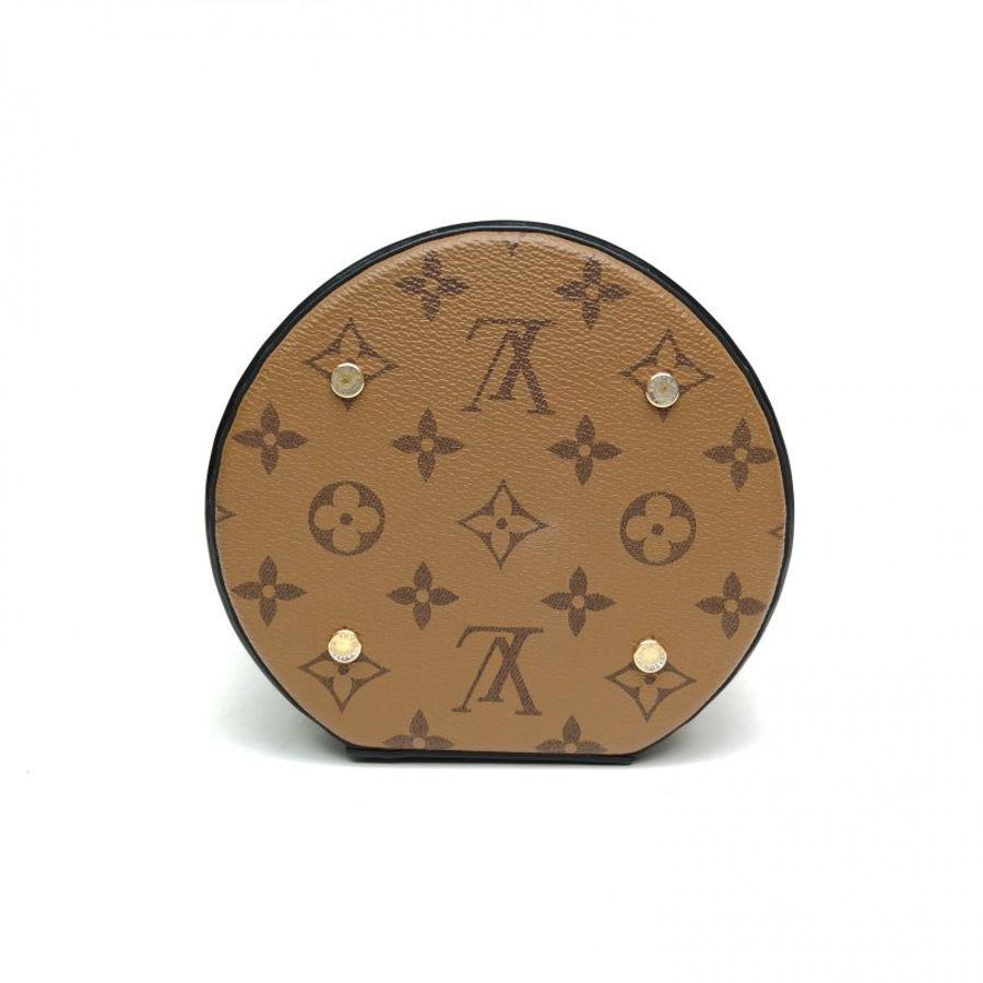 LOUIS VUITTON CANNES圓桶包拼色PVC晶片老花肩背包-4