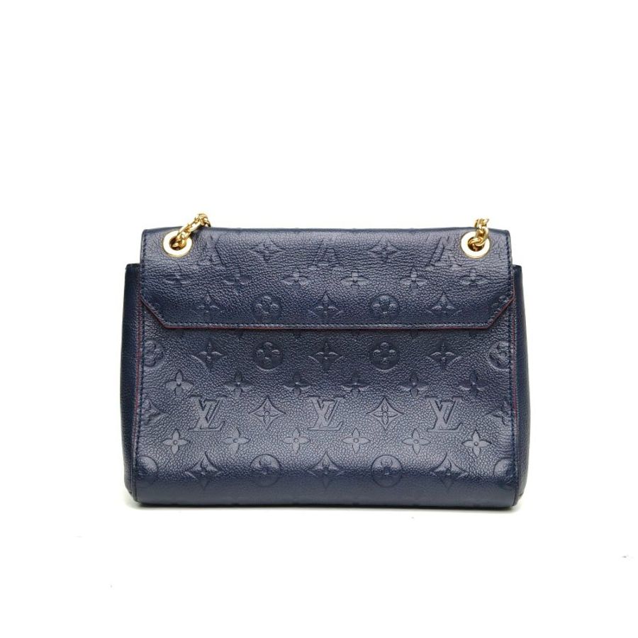 LOUIS VUITTON VAVIN小號25墨藍色牛皮革2019肩背包-2