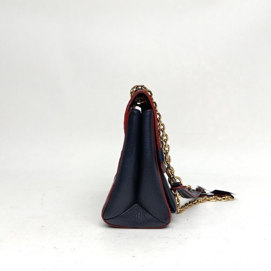 LOUIS VUITTON VAVIN小號25墨藍色牛皮革2019肩背包-3