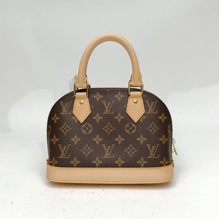LOUIS VUITTON ALMA貝殼包BB老花PVC晶片肩背包-2