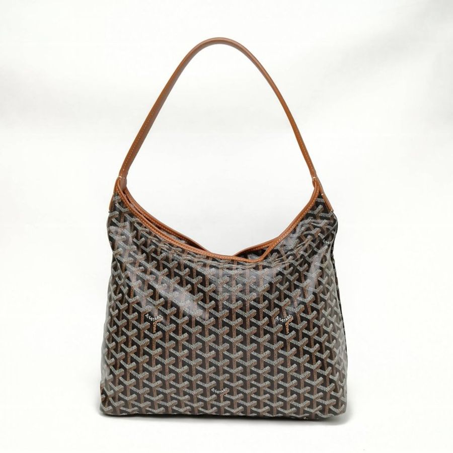 GOYARD BohemeHoboBag子母腋下包拼色PVC銀扣肩背包-0