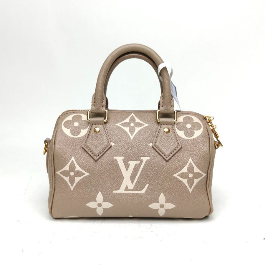 LOUIS VUITTON Sp20可拆卸肩帶灰色牛皮革晶片肩背包-2