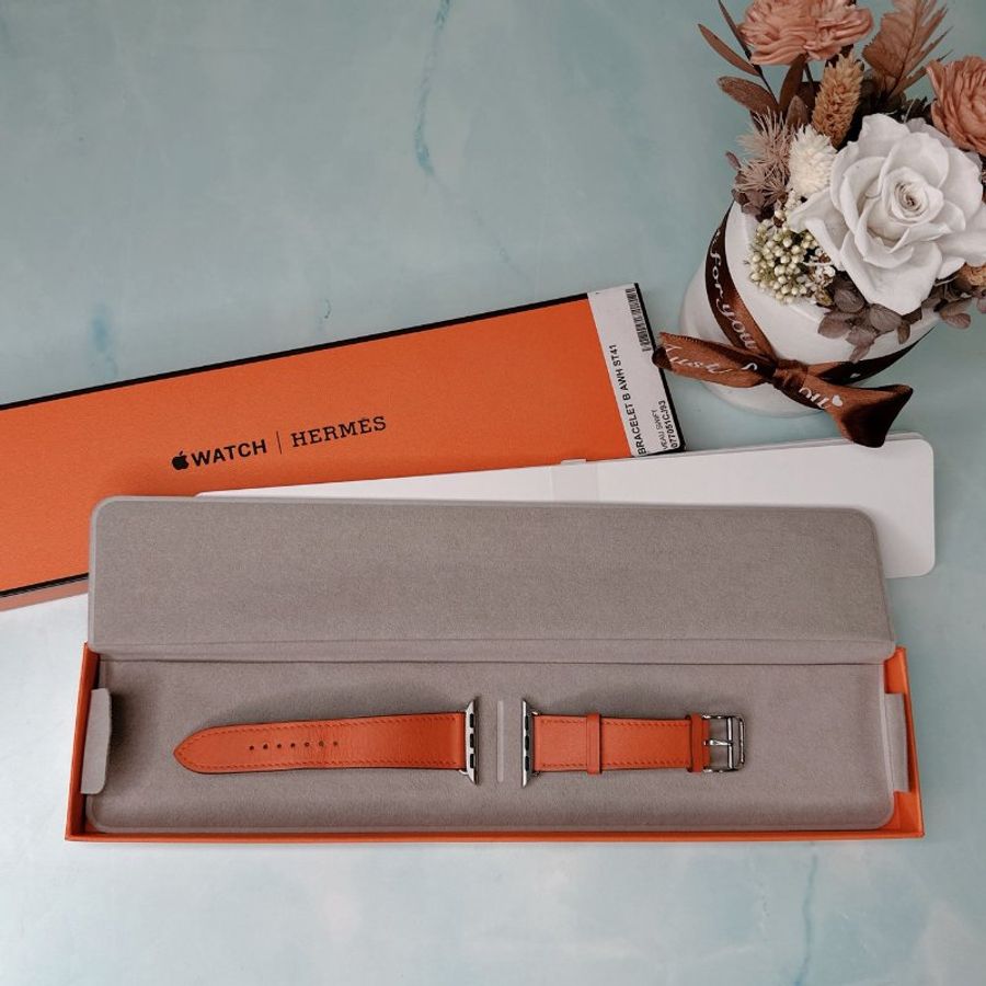 HERMES Apple Watch 皮革錶帶-0