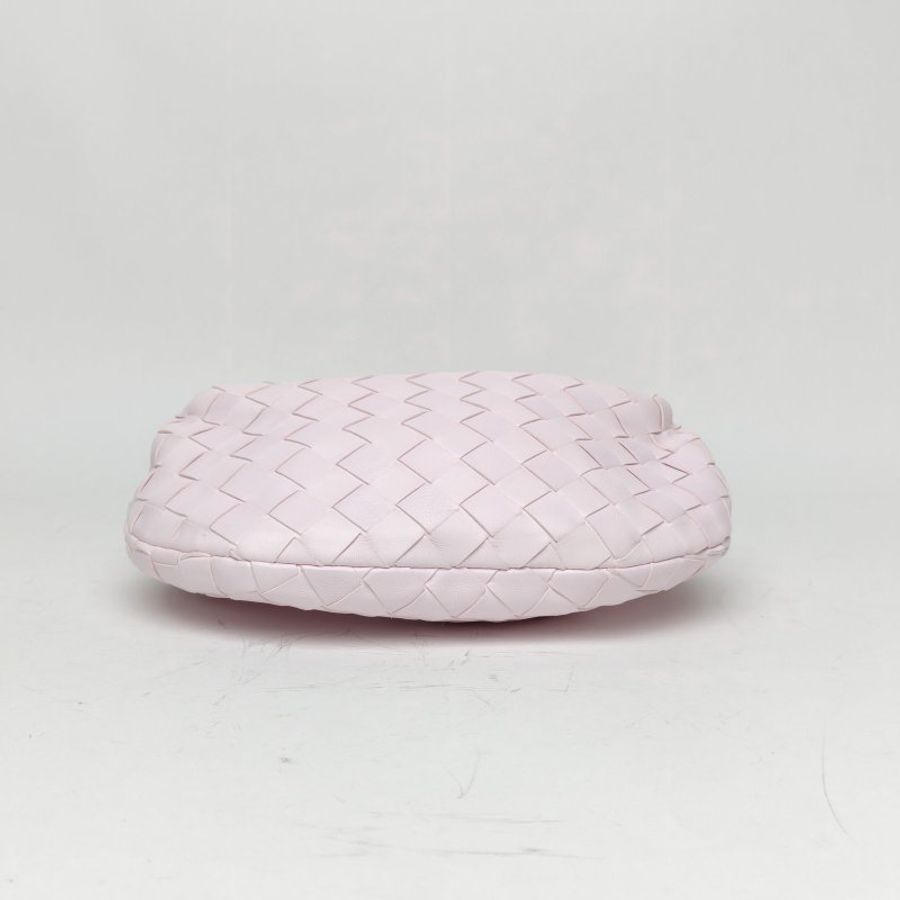 BOTTEGA VENETA Jodiemini粉色牛皮革肩背包-4