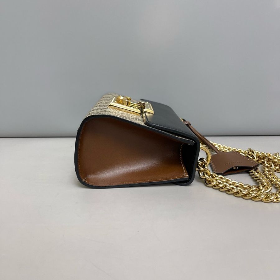 Gucci Padlock小號黑蓋老花月光寶盒-2