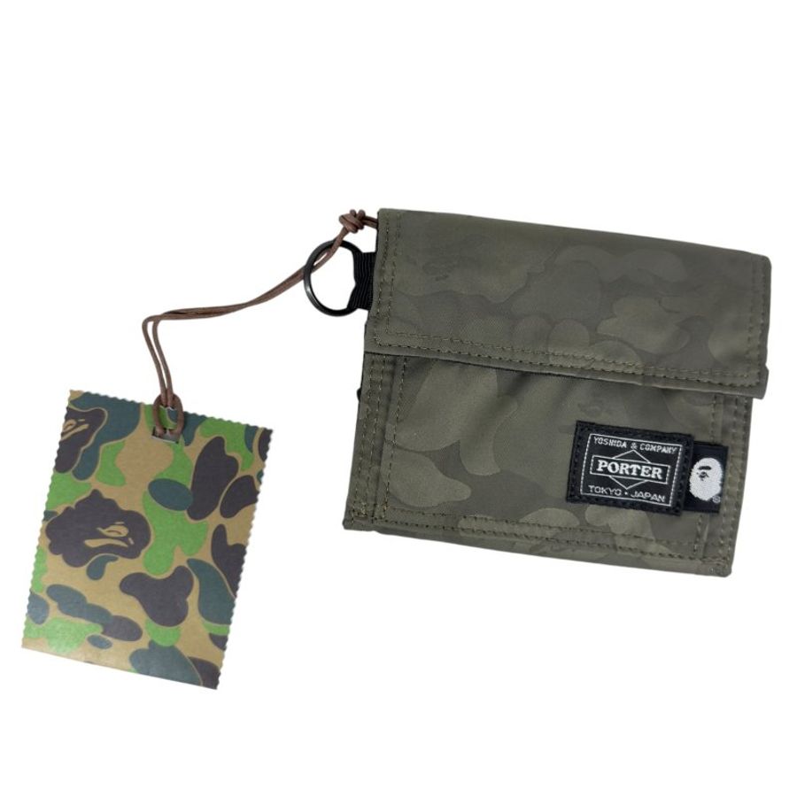 PORTER 聯乘 A BATHING APE 短銀包-1