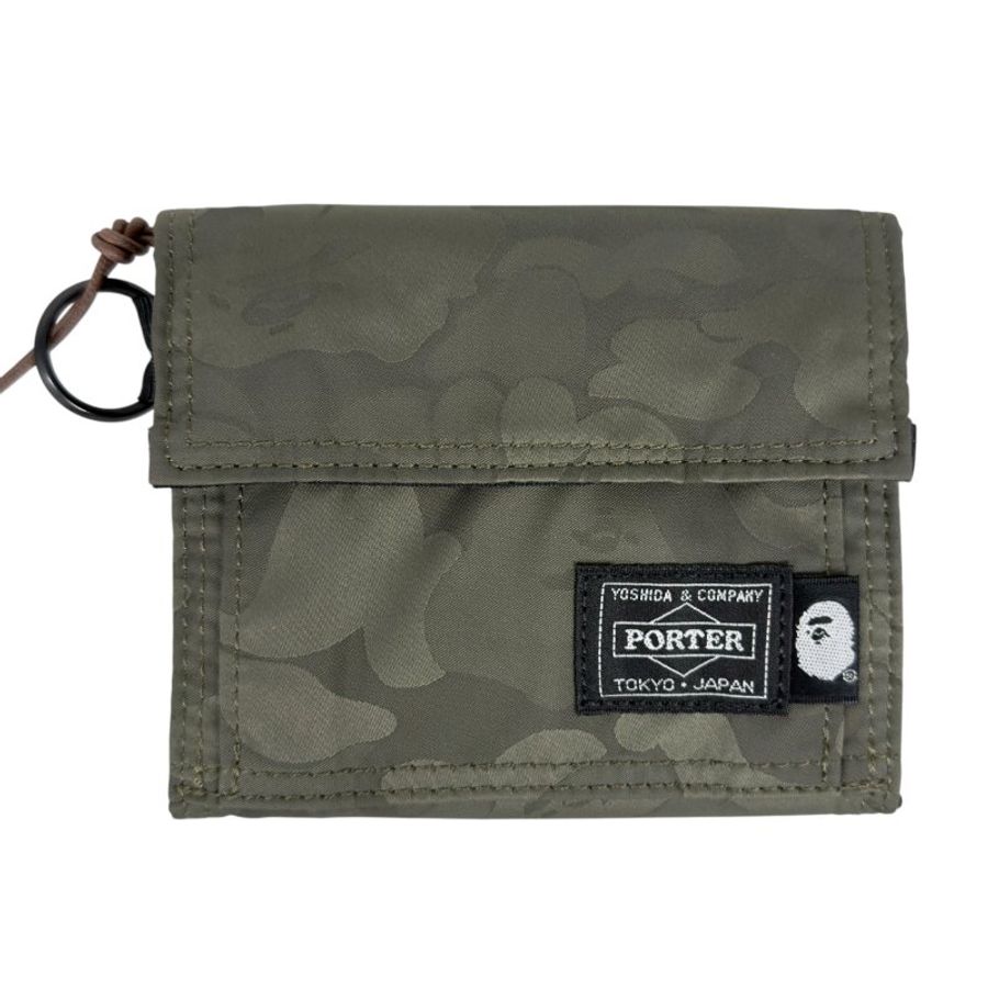PORTER 聯乘 A BATHING APE 短銀包-2