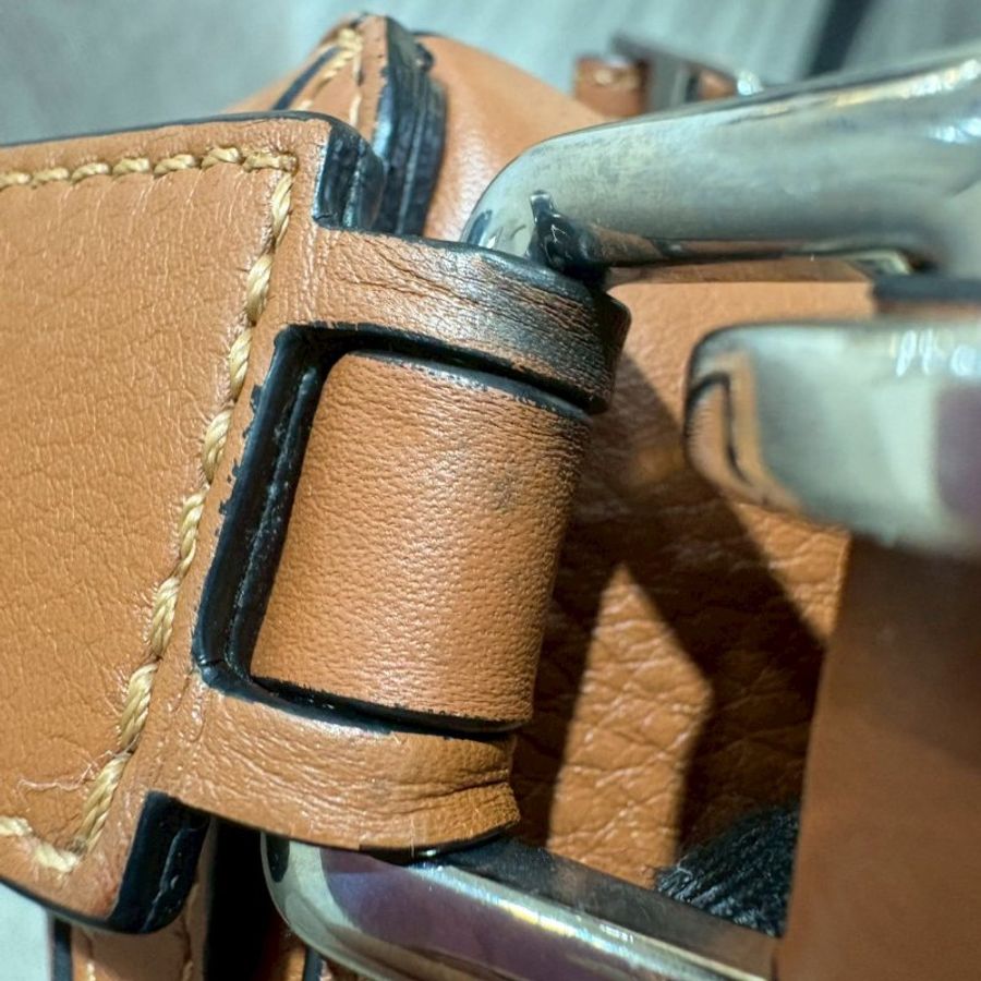 LOEWE Small Puzzle 小號款焦糖色Small幾何拼圖包-14
