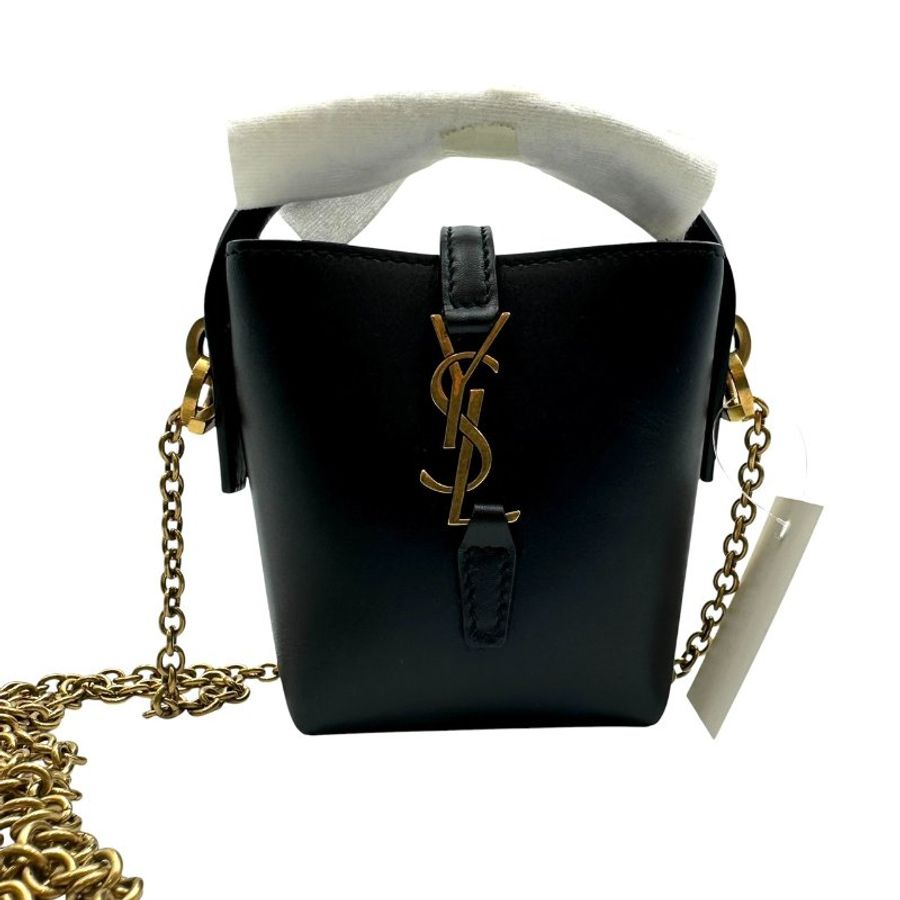【美收精品】YSL Le 37 Micro 超微型水桶包C-787【隔月月中將轉賣至日本 上架期限30天】-1