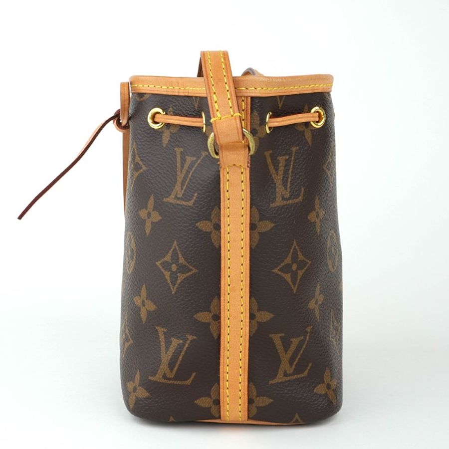 LOUIS VUITTON Nano Noé Monogram 小水桶包|晶片款迷你老花斜背包|輕巧百搭水桶包| KÉSH 凱仕精品-5