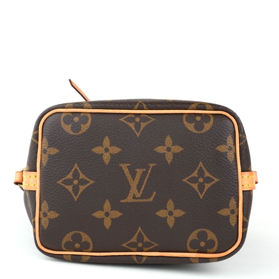 LOUIS VUITTON Nano Noé Monogram 小水桶包|晶片款迷你老花斜背包|輕巧百搭水桶包| KÉSH 凱仕精品-11