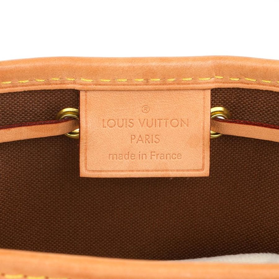 LOUIS VUITTON Nano Noé Monogram 小水桶包|晶片款迷你老花斜背包|輕巧百搭水桶包| KÉSH 凱仕精品-15