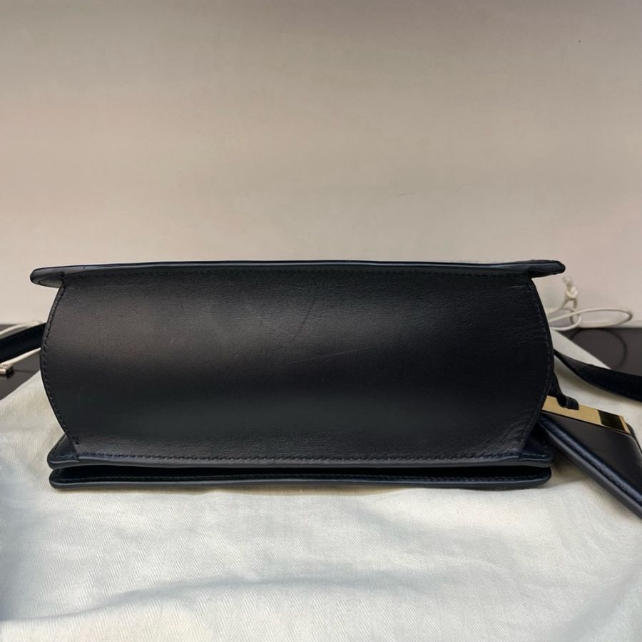 Loewe羅意威 Barcelone巴塞羅那帆布拼皮斜挎包 附件防塵袋-6