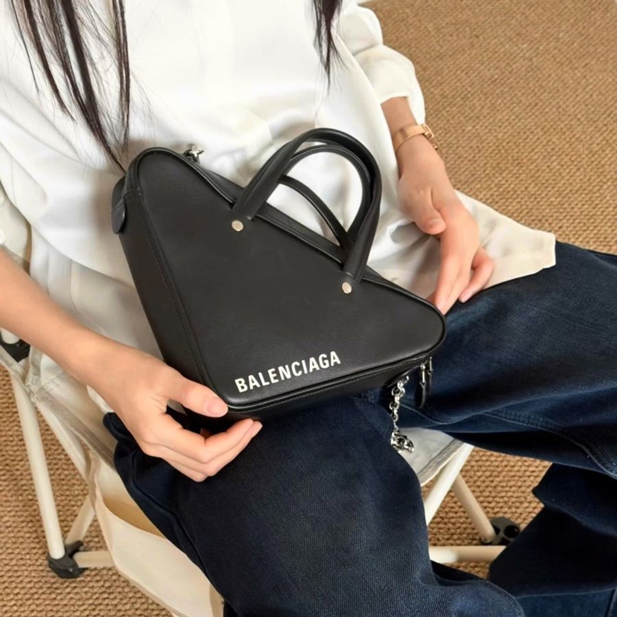 Balenciaga巴黎世家 三角包 Tank_london手拎包 附件防塵袋-6