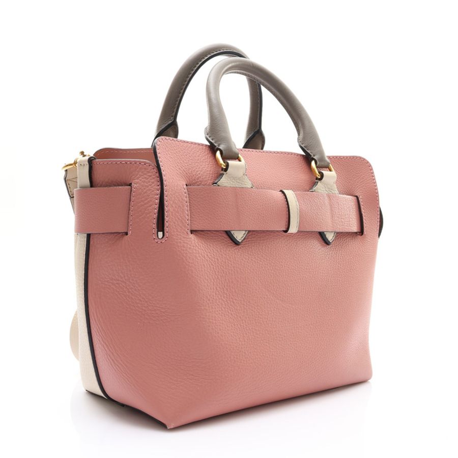 BURBERRY 巴寶莉 兩用包 粉/米白色 牛皮 4076946-1