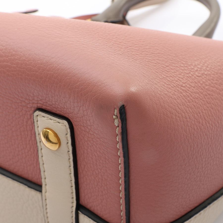 BURBERRY 巴寶莉 兩用包 粉/米白色 牛皮 4076946-10