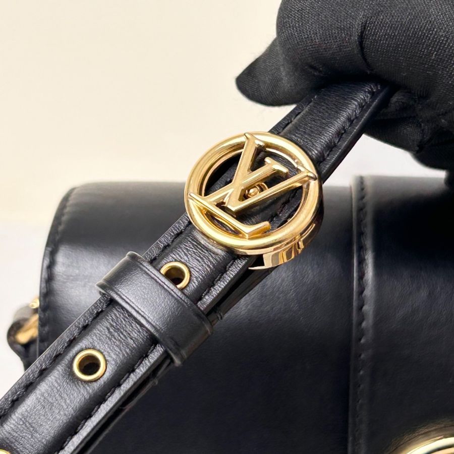 LV Pont9 MM 金釦下蓋斜背包 M55948-19