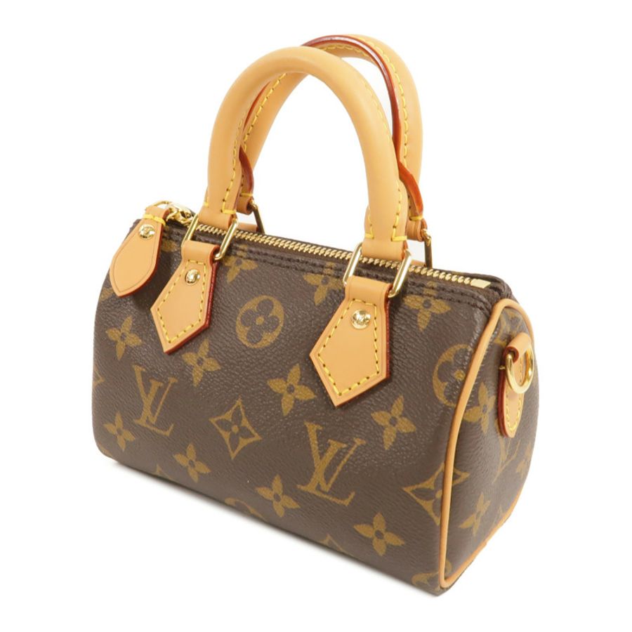 LOUIS VUITTON Monogram Nano Speedy金扣手挽肩背兩用袋-2