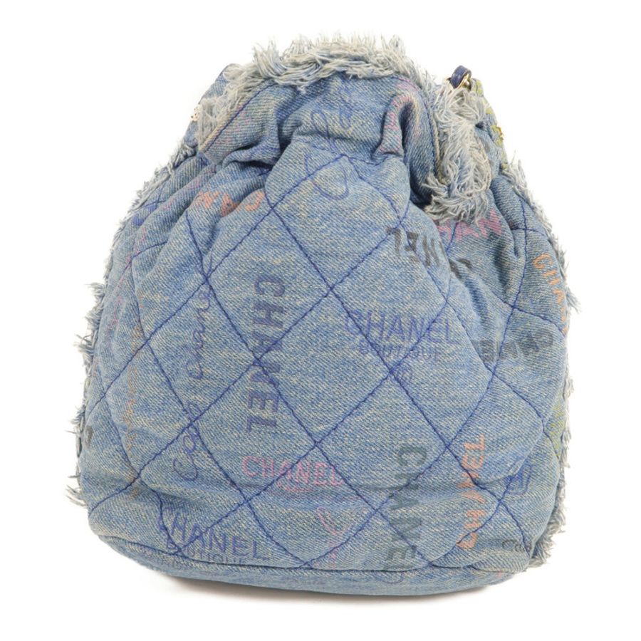CHANEL Denim Bucket Bag肩背袋-1
