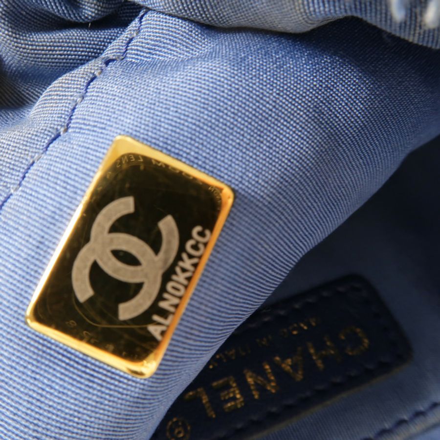 CHANEL Denim Bucket Bag肩背袋-8
