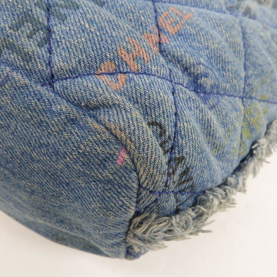 CHANEL Denim Bucket Bag肩背袋-10