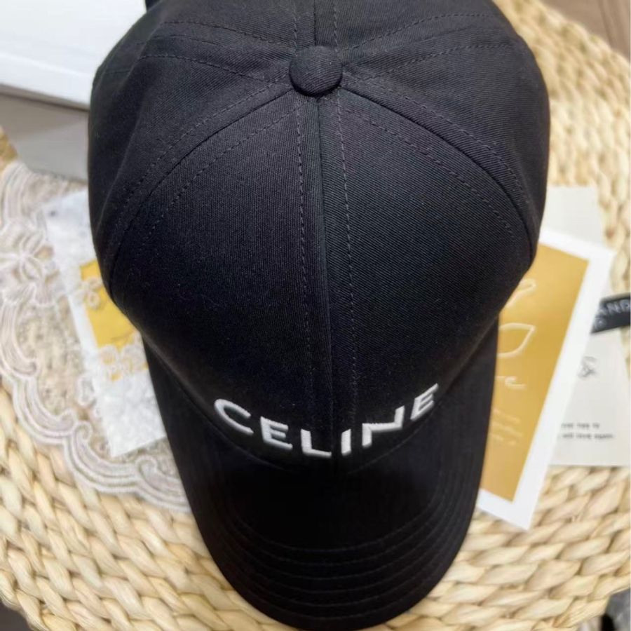 Celine 字母Logo刺繡棒球帽(近新閒置品)M-3