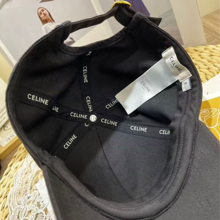 Celine 字母Logo刺繡棒球帽(近新閒置品)M-7