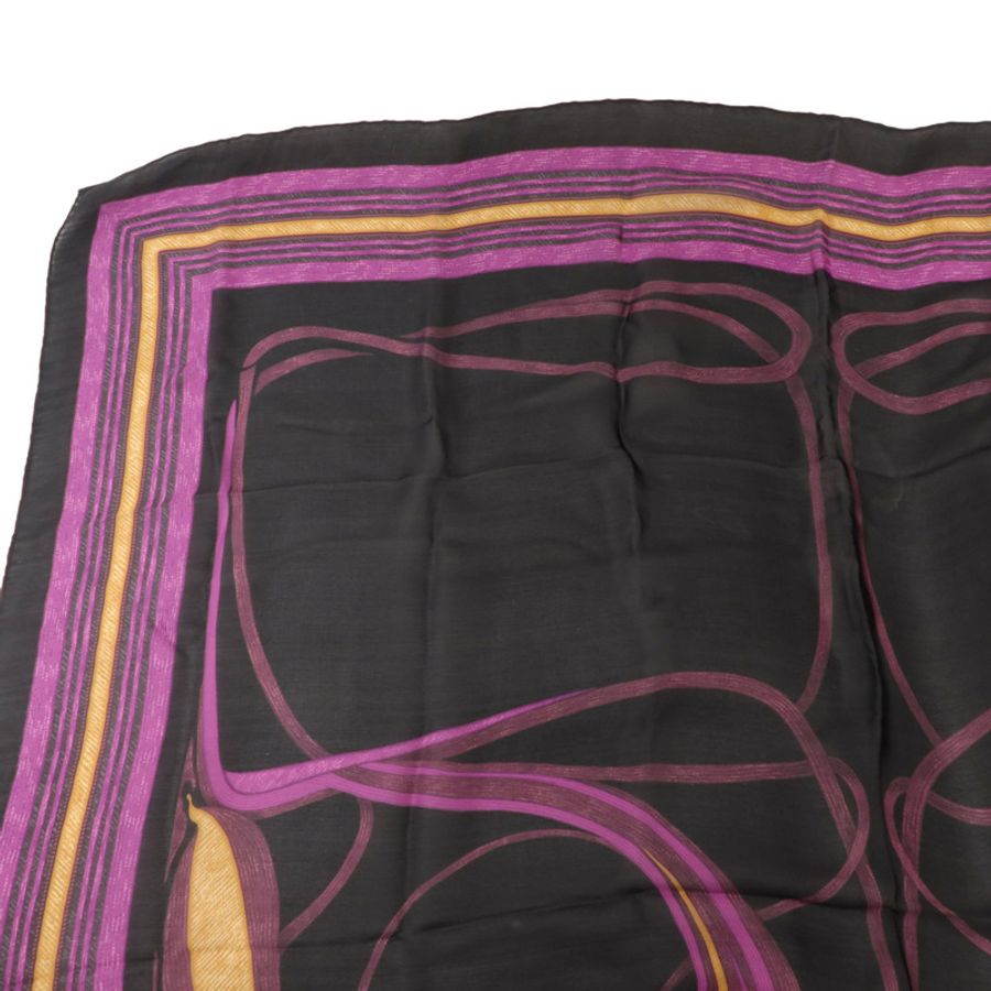 GUCCI 絲質Scarf 100x100絲巾-1