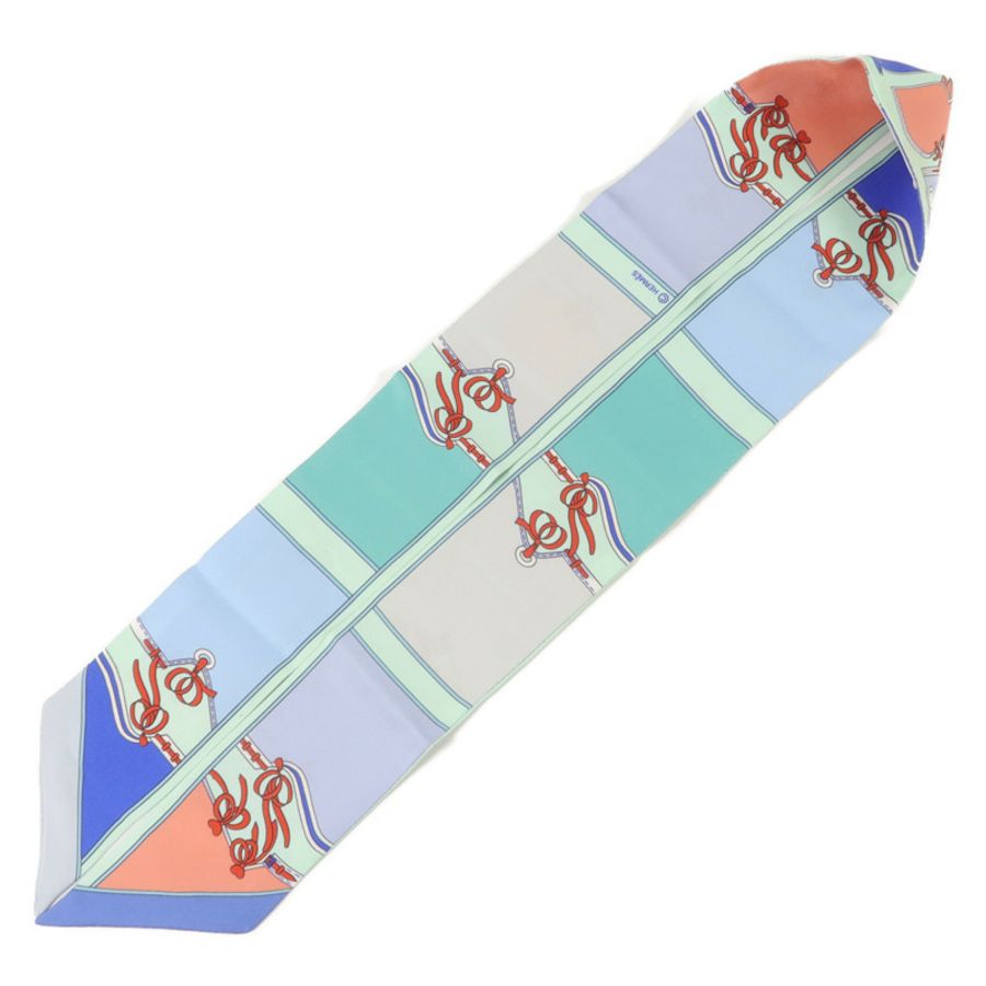 HERMES 絲質Twilly絲巾-2