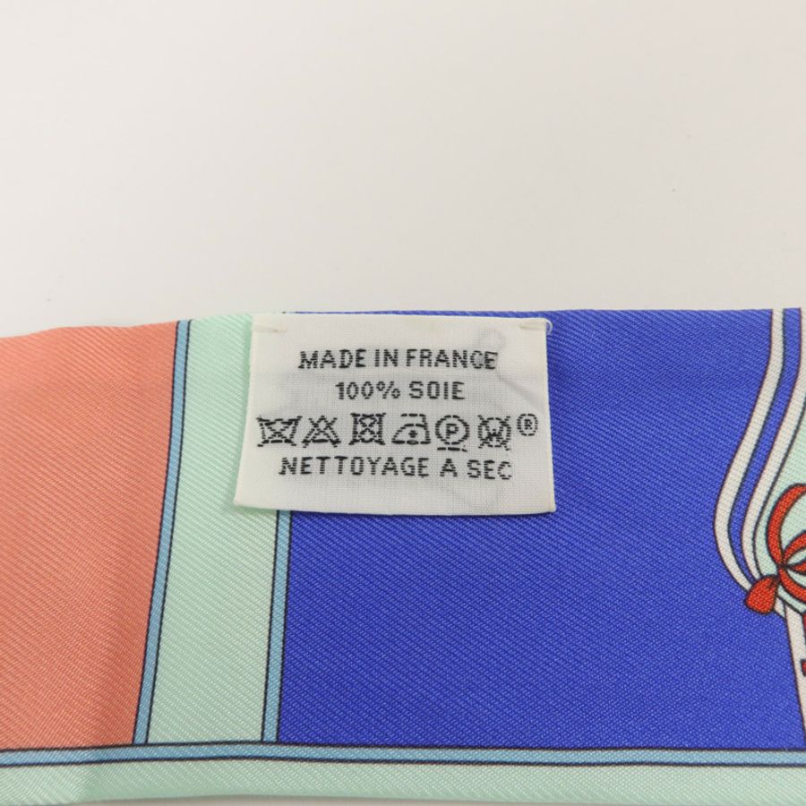 HERMES 絲質Twilly絲巾-6
