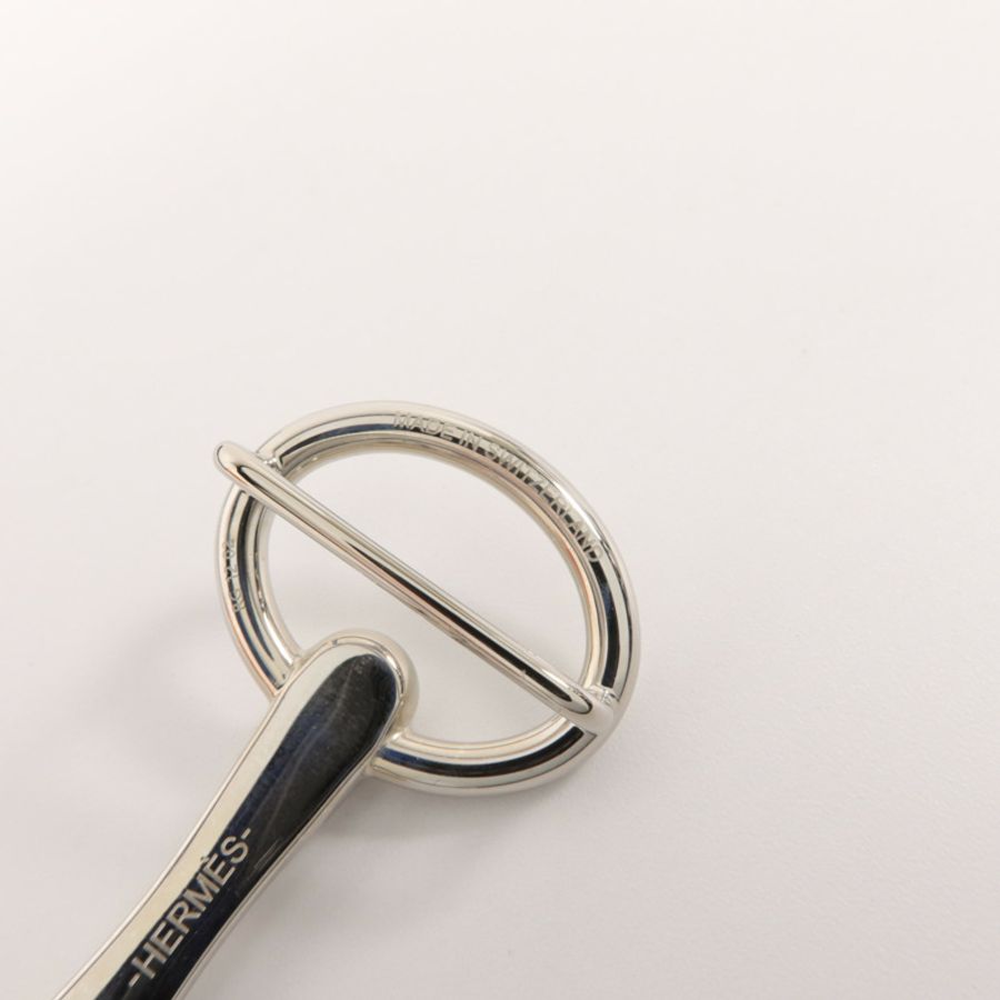 HERMES Epsom皮革/Swift皮革Horsebit Reversible Belt皮帶Noir/Etoupe-7