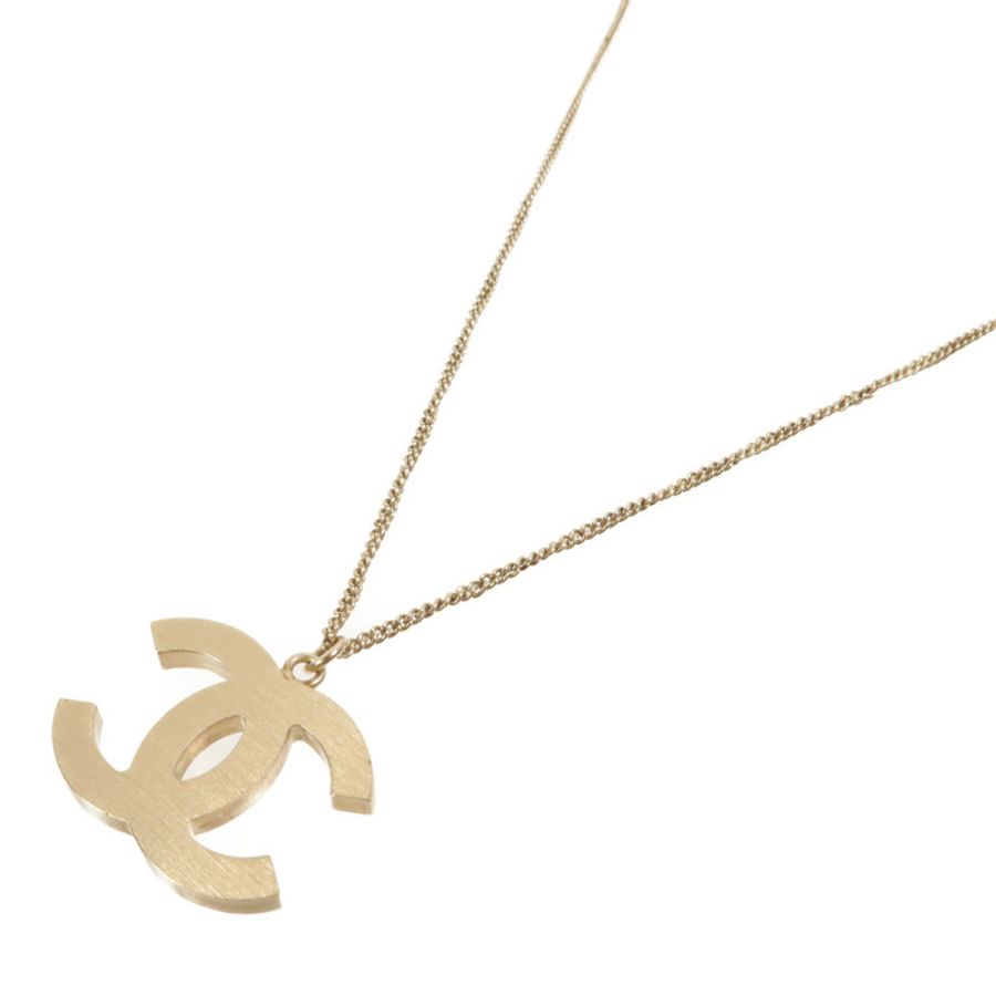 CHANEL 金屬Enamel CC Pendant Necklace項鍊-3