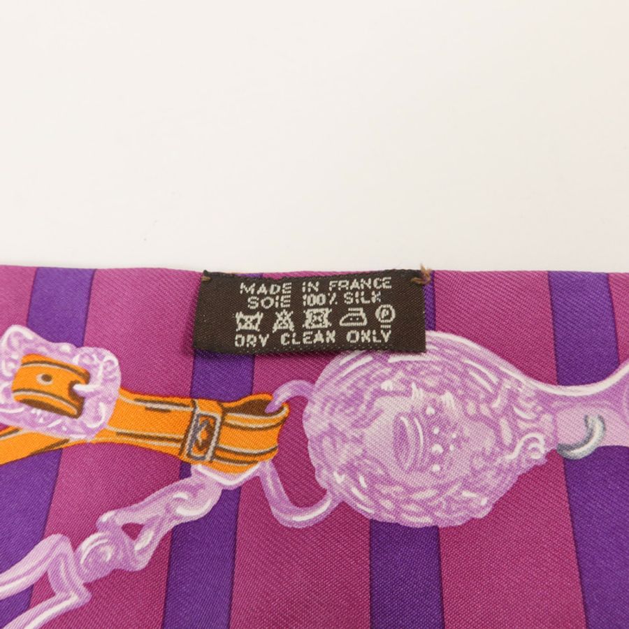 HERMES 絲質Twilly絲巾-6