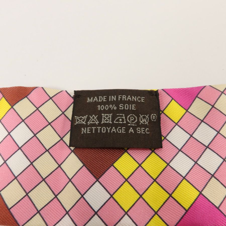 HERMES 絲質Twilly絲巾-6
