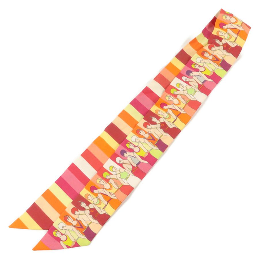 HERMES 絲質Twilly絲巾-1