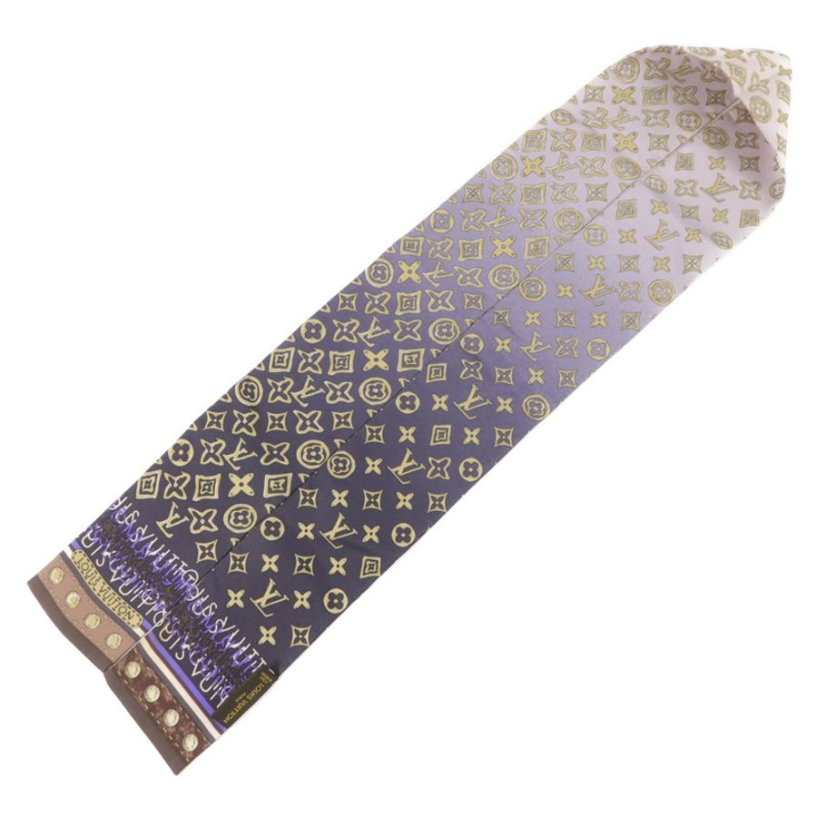 LOUIS VUITTON 絲質Bandeau Scarf 118X7cm絲巾-2