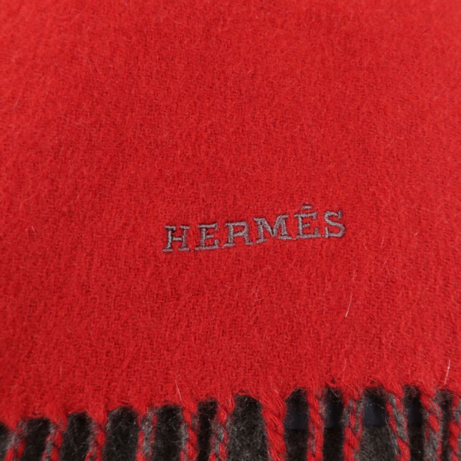 HERMES 羊毛Scarf 38X160cm頸巾-4