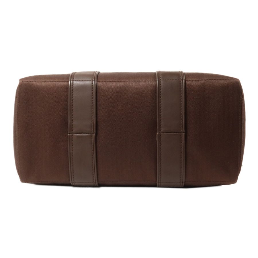HERMES 帆布Acapulco PM Tote手挽袋Dark Brown-3