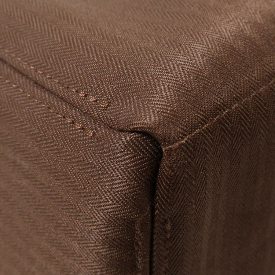 HERMES 帆布Acapulco PM Tote手挽袋Dark Brown-9