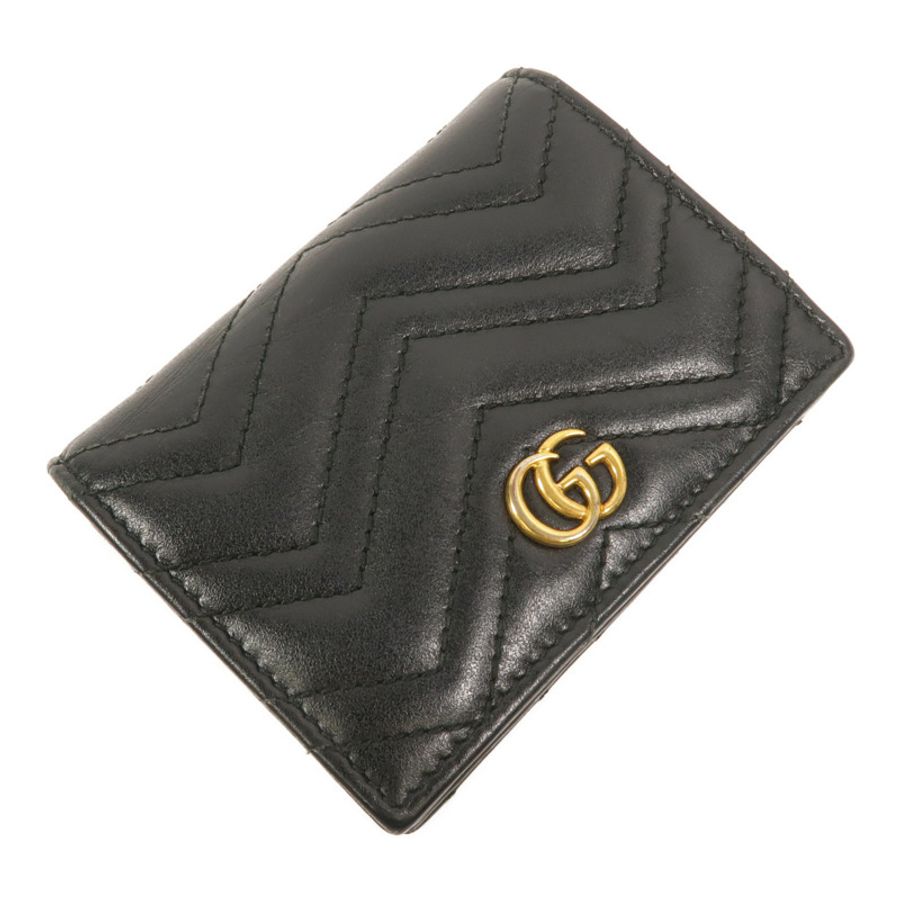 GUCCI 牛皮皮革GG Marmont Wallet錢包-4