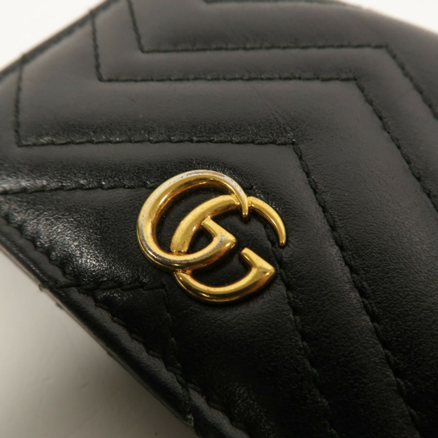 GUCCI 牛皮皮革GG Marmont Wallet錢包-10